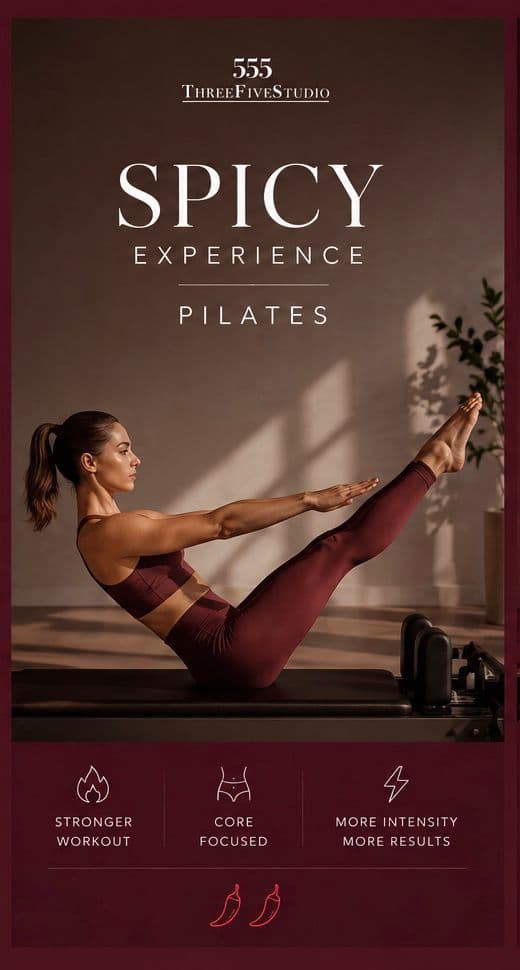 Spicy Experience Pilates — Core-fokussiert, dynamisch.